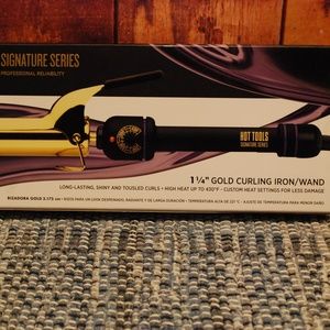 hot tools 1-1/4 in curling iron wand